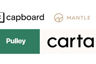create and manage your cap table, experienced with carta, mantle, pulley