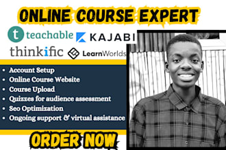 create teachable thinkific kajabi online course website learnworld setup podia