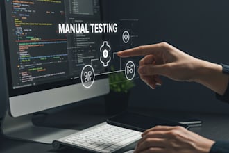 manually test your website or app for bugs and usability issues for production