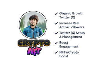 promote your nft or crypto project with real organic engagement