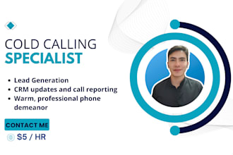 be your expert cold caller to generate leads and spark conversations
