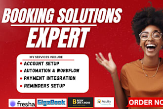 set up your online client booking fresha gigabook acuity calendly scheduling