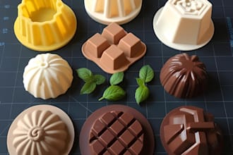 3d silicone mold 3d plastic mold chocolate 3d mold design 3d printing