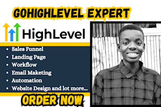 build roi gohighlevel landing page gohighlevel website sales funnel automation