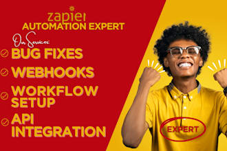 be your zapier automation, integration and webhook expert