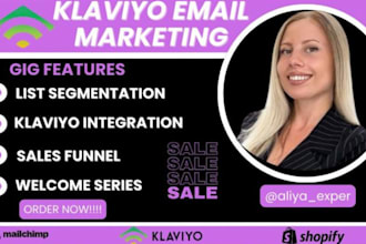 set up klaviyo email and SMS marketing campaigns for your shopify store