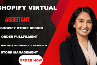 be your dedicated virtual assistant for your shopify store