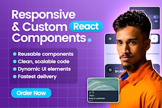 create custom and responsive react ui components
