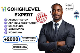 setup gohighlevel workflows automations go highlevel funnel website ghl chatbot