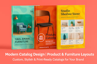do product catalogue design, magazine design, catalog design, product catalog