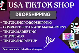 create USA tiktok shop, fix tiktok shop, manage tiktok shop, tiktok ads