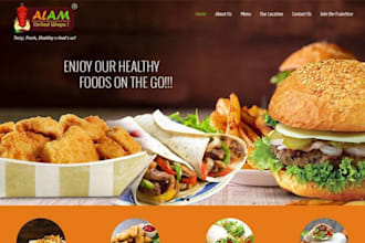 restaurant website food website restaurant bakery website with wordpress website