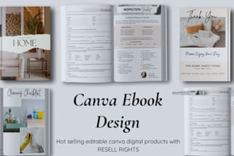 design 2025 canva self care ebook, mindfulness guide and  branding