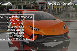 build unique fivem cars and custom vehicle scripts