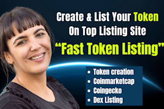 list your token or coin on top crypto exchange, list on coinmarketcap or cg