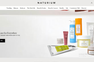 design skincare shopify store skin care website skincare store beauty website