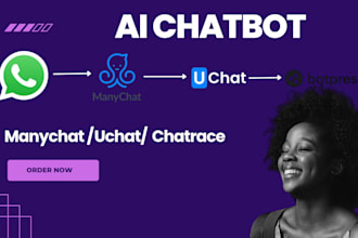 craft a smart whatsapp chatbot with uchat botpress or chatrace via API