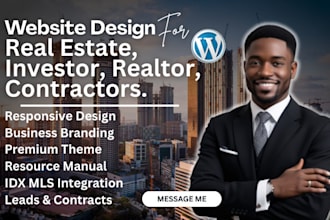 build real estate website idx realtor investor website with mls integration