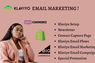 do klaviyo email marketing for bigcommerce woocommerce shopify
