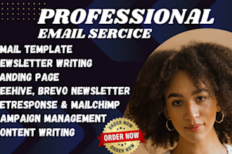 mailchimp klaviyo email template getresponse landing page beehiive newsletter