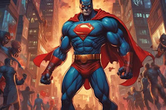 draw your favorite superhero character and comic