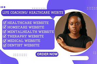 build medical therapy website mental health wellness counseling website design