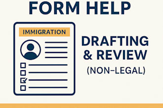 help you draft and review uscis immigration forms