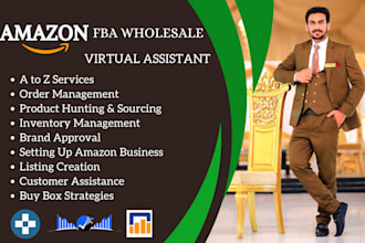 be your amazon fba wholesale virtual assistant