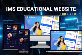 build educational website lms educational website, elearning website ims website