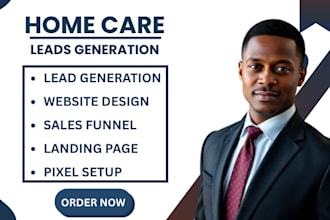 homecare logo home care website home care landing page health care website
