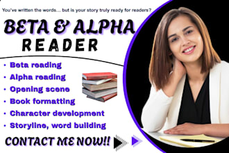 beta read your fiction novel, alpha read manuscript, romance, sci fi beta reader