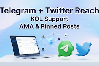 do crypto twitter promotion on our 100k to 2m kols channels