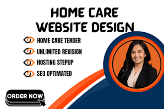 do home assistant and home care website design