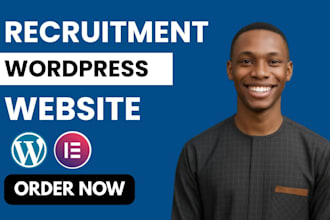 design recruitment website job board website staffing website agency website