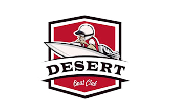 design creative classic sports logo for our boat club