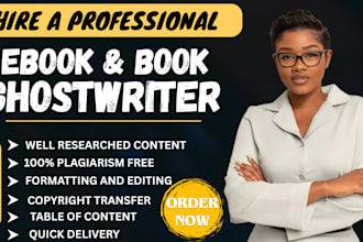 do your non fiction self help ebook ghostwriter, ebook writer, self help ebook