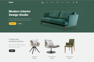 design furniture website, carpentry, house equipment website