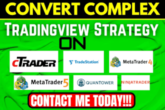 convert tradingview strategy on ctrader, tradestation, mt4, mt5, ninjatrader 8