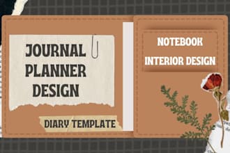 do planner design, journal design, digital planner