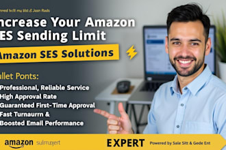amazon ses sending limit increase to get approve