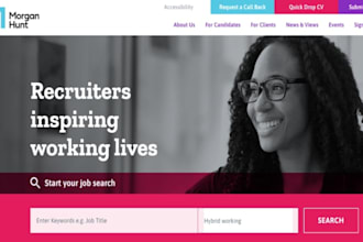 build recruitment website, job listing, job board, staffing wordpress website