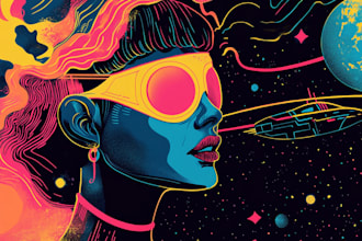 draw  concept art, sci fi illustration