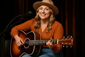 be female vocalist for country love pop indie folk song americana nashville