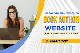 ebook website, ebook landing page, author website, author landing page