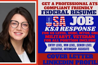 write ksa, federal gs levels, usajobs resume for military, veteran, ecq, ceo CV