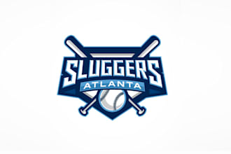 create cool travel baseball team logo