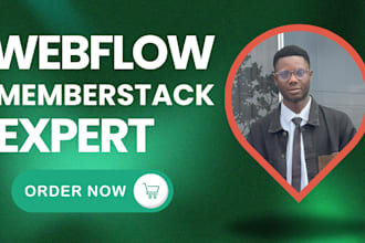 build a custom webflow membership site with memberstack