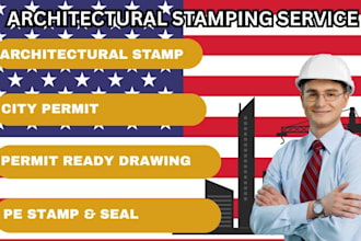 stamp draw architectural plan drawing structural engineer mep drawing pe stamp