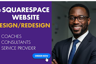 design a high converting squarespace website for coaches and consultants