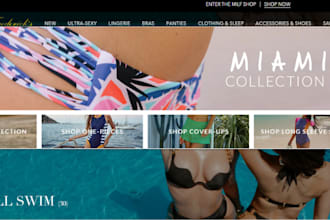 clothing shopify store bikini store adult store swimwear dropshipping store